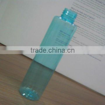 150ml blue transparent plastic bottles for liquor made from 100% compostable PLA