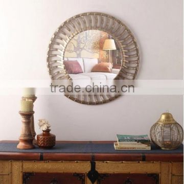 Metal Mirror Handicrafts work wall hanging