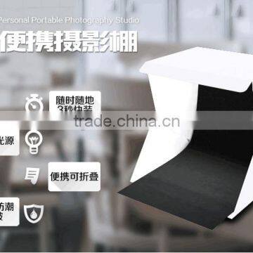 Mini Portable Folding Photostudio Simple Photography Property Equipement Mini Foldable Softbox With USB Light Tent photo-3