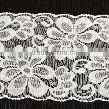 Hot Sale Black and White African Lace Fabric Making Wedding Ribbon photo-2