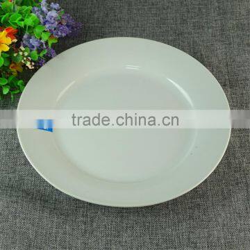 Wholesale High Quality Hotel And Restaurant White Round Porcelain Ceramic Dinner Plate