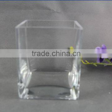Transparent Glass Vase , Square Glass Flower Vase photo-6