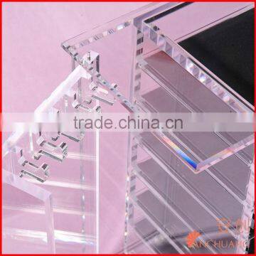 Deluxe 7-drawer Clear Acrylic Jewelry Organizer Necklace Keeper photo-4