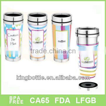 2015 new products best gift to girlfriend plastic mug customized design