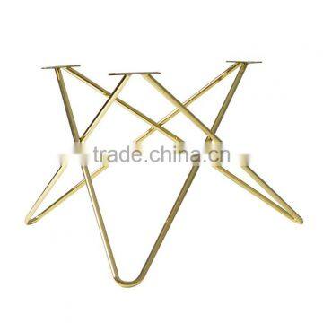 Elegant Furniture Brass PVD Solid Stainless Steel Glass Coffee Table photo-4