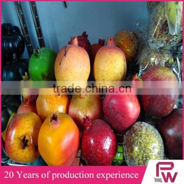 Wholesale artificial fruit for decoration artificial mini fruit artificial fruit pomegranate for home decoration