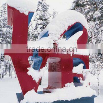 Large Outdoor Sculptures Metal Crafts Robert Indiana Sculpture Love photo-4