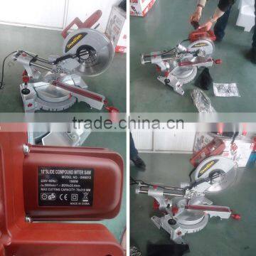 10" 1900W Aluminium/Wood Cutting Electric Power 255mm Sliding Miter Saw photo-5