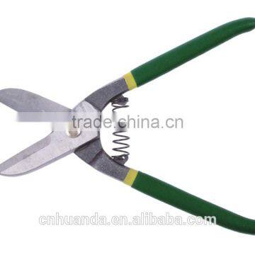 Germany iron scissors with double color handle Germany nickel steel tin snips
