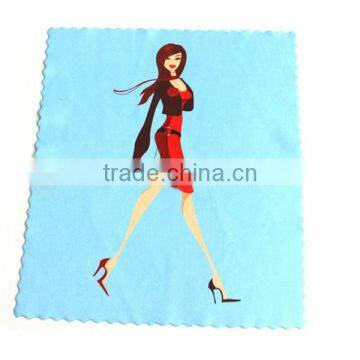 Printed Microfiber Glass Cleaning Cloth, digital products & jewellery cleaning cloth LS Eplus