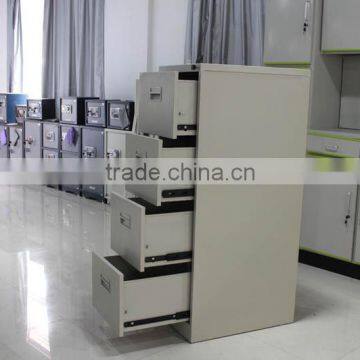 Glossy White Vertical Steel 4 Drawer File Cabinet photo-3