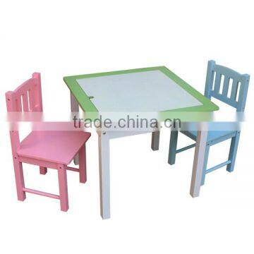 2015 Kids wooden Table and Chairs,Colorful Kids Furniture table and chair,High quality wooden table and chair toy W08G102