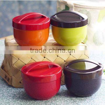 High Capacity 3 Layers Black Lunch Box With Fork & Spoon OKAY With Microwave,hot New Product for 2015,CUSTOM Plastic Lunch Box photo-4