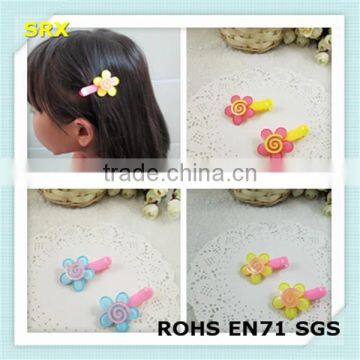 New Fashion Flower Nature Style Plastic Hair Clip