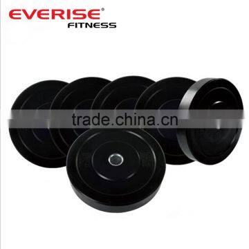 Gymnastics Black Solid Rubber Bumper Plate photo-2
