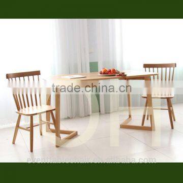 Hot Sale Oak Wood Dining Table and Chair Solid Wood Furniture Chair Table photo-2