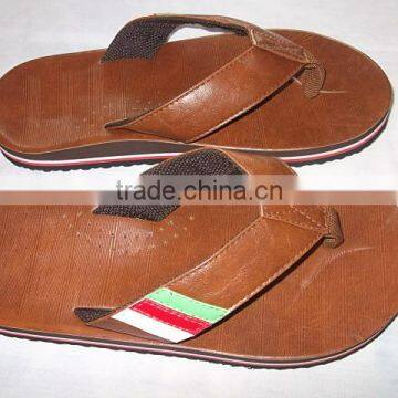 men design PU EVA flip flops