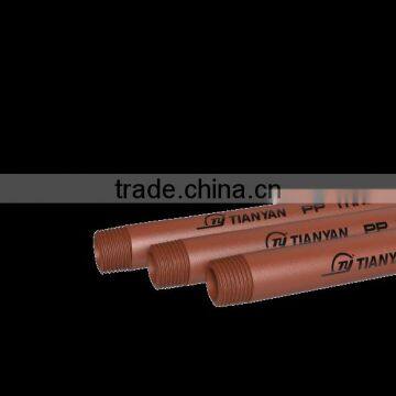 PP THREADED PIPE