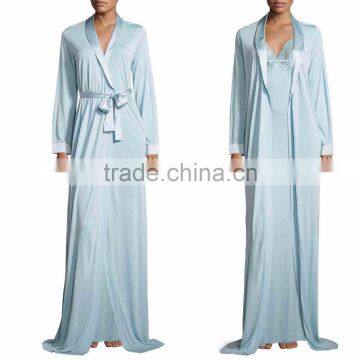 Mature Women Sexy Nightgown Blooms Lace-Trim Wholesale Clothing Manufacture Custom Nightgown