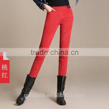 2016 Skinny Pants Women Lady Corduroy Pants photo-2