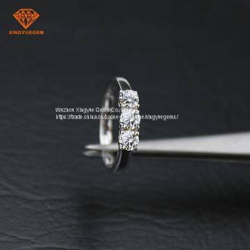 Classic design suprior sparkle synthetic jewelry 18/14kg gold moissanite ring hotsells in Italy? market