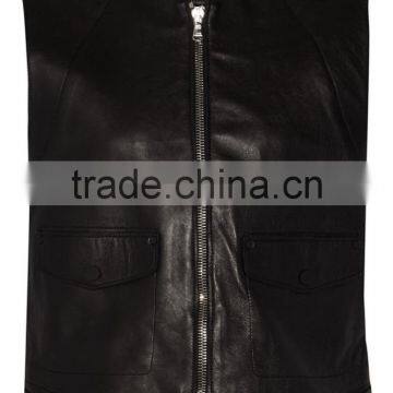 New Arrival Autumn Leather Biker Vest New Pattern Low Price photo-3