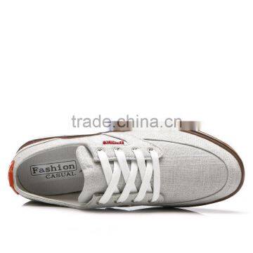 Stylish Fashion Linen Casual Shoes Men High Quality, Adults Casual Canvas Shoes Sample for Male Price Cheap photo-3