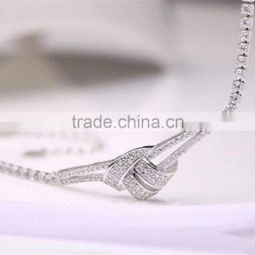 Latest Design 925 Sterling Silver Love Knot Bracelet photo-3