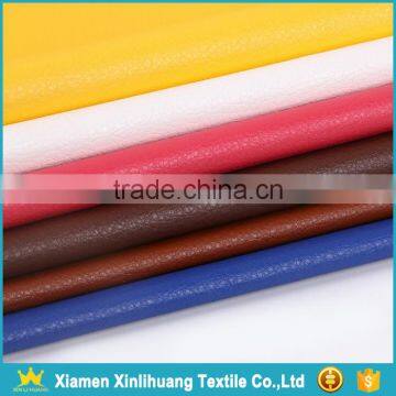 Textile Factory Wholesale Faux Leather Fabric for Clothing/Sofa/Bags photo-3