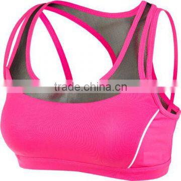 Fashionable Women's Training Mid-support Reflective Sports Bra photo-4