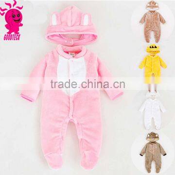 Spring and autumn polar infant clothes one piece newborn sleepwear baby romper