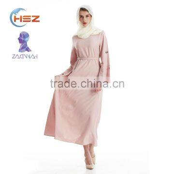 Zakiyyah HSZ -7006 High Quality Latest Abaya Designs 2017 Dubai Women Muslim Clothes
