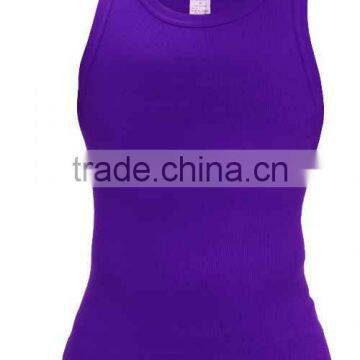 Cheap Purple Tank Top for Women Sleeveless Breathable Purple Tank Top photo-2