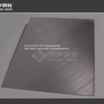 2B Face Wire Drawing by Manual,cross Hairline Stainless Steel Plate SUS 304 photo-2