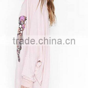 Runwaylover EY2187B 2017 Ladies Fashion Butterfly Printed Long Sleeve T-Shirt