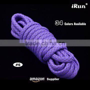 52" Wholesales Shoestring For Yeezy Shoe - 3M Hiking Rope Shoelaces-Accept Custom Length & Colors - eBay/Amazon Supplier