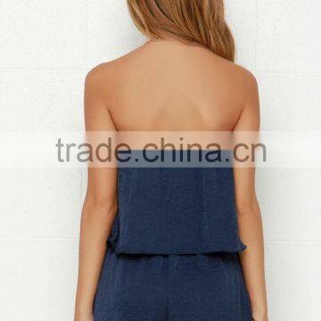 Strapless Flattering Adult Women Rompers and Jumpsuits With Tier photo-5