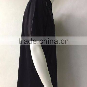 Hot Sale 100% Polyester Contrast Color Short Sleeve Workwear Polo Shirt photo-4