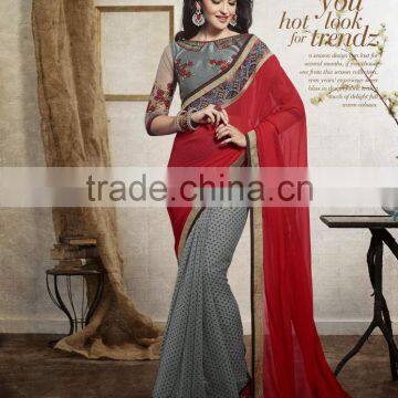 Terrific Full Dark Pink Color Saree With Nicce Bordered Season In Style Designer Sarees photo-6