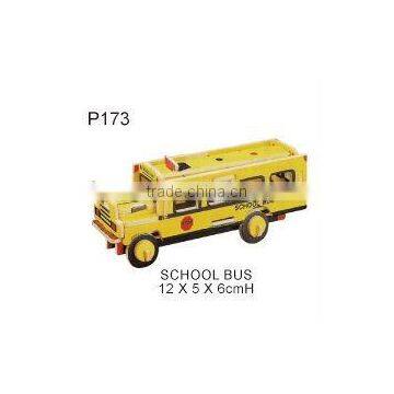 P173 COLORED WOODEN PUZZLE