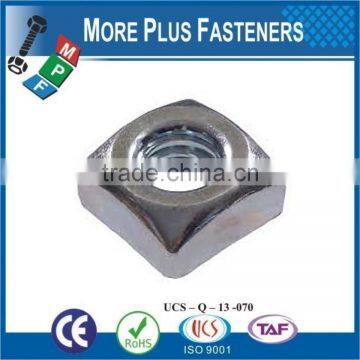 Made in Taiwan Plain Finish Steel Heavy Black Oxide Stainless Steel Square Nut photo-6
