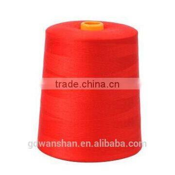 100% polyester spun thread for high speed threading machine