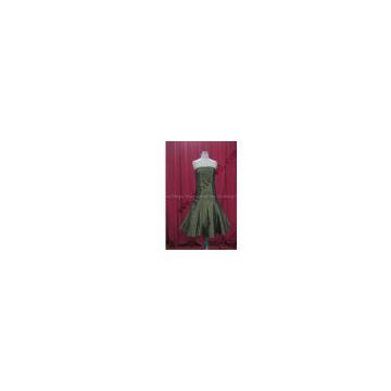 JA044 bridesmaid dress /  dray green bridesmaid dress / butterfly bridesmaid dress //