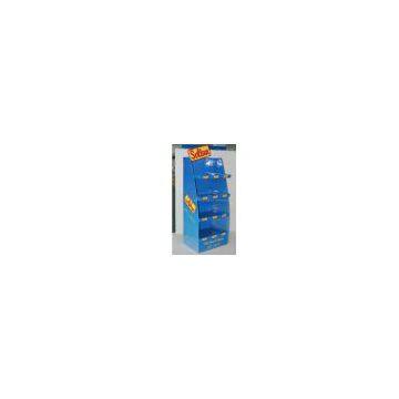 advertising cardboard floor display for promotion