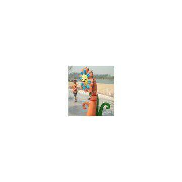 Spray Park Equipment Aqua Play , Family Recreation Flower Spray Kids Water Game