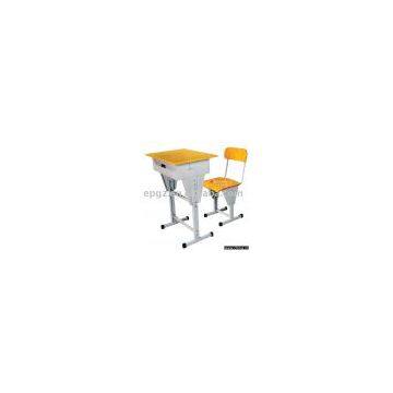 Student desk and chair,single student desk and chair,school furniture