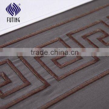 Wholesale 4pcs Embroidered Bed Linen 100% Cotton White Bedding Set Hotel Bed Sheet Set photo-4