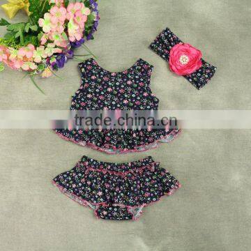 3-24M baby girls clothes summer floral pattern M7041216