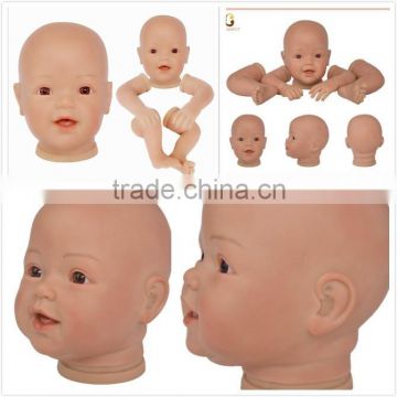 Lifelike new reborn baby doll kits manufacture