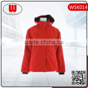 Unisex red waterproof snow suit